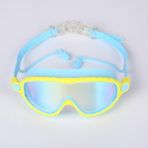 Schulzz Yuelang Yeni Geniş Açı Anti Sis Uv Çocuk Yüzücü Gözlüğü Havuz ve Deniz Gözlüğü - Mavi - Sarı