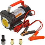 Schutzenger 12VOLT 600W Uyumlu Kendinden Emişli Paslanmaz Gövde Taşınabilir Yakıt Yağ Aktarma Mazot Pompası