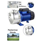 SCHUTZENGER 2 HP BAKIR SARGI SÜT YAĞ SU AKTARMA OTOMATİK HİDROFOR 70 METRE DİK ATAR PASLANMAZP SU MOTORU