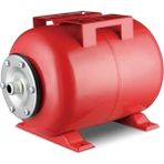 Schutzenger 24 Lt (Litre) Yatık Genleşme Tankı (Hidrofor Tankı) SC-YATAY24 SCYATAY24 - Kırmızı