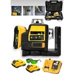 SCHUTZENGER 88VF Çift Akülü 12 Köşe 360° Otomatik Hizalamalı Lazer Metre Hizalama Yeşil Çizgili Lazer Hizalama