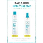 Schwarzkopf Bonacure Bc Clean Nem Yükleme Şampuanı + Sprey Saç Kremi - Kuru ve Kıvırcık Saçlar Için