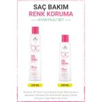Schwarzkopf Bonacure Bc Clean Renk Koruyucu Şampuan + Bc Clean Boyalı Saçlar Için Renk Koruyucu Saç Bakım Krem