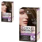 Schwarzkopf Colour Specialist 6/0 Doğal Açık Kahve x2 Saç Boyası
