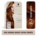 Schwarzkopf Creme Supreme Yoğun Bakım Full Kit 7 7 Sıcak Bakır Saç Boyası