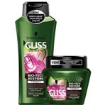 Schwarzkopf Gliss Bio-Tech Güçlendirici 360 ml Şampuan + Bio-Tech 300 ml Saç Bakım Maskesi