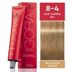 Schwarzkopf İgora 8.4 Açık Kumral Bej 60 ml Saç Boyası