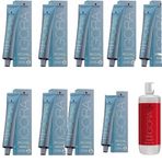 Schwarzkopf Igora 9 Adet Royal Highlifts 12-1 Özel Açıcı Sandre Saç Boyası + 1 lt Oksidan
