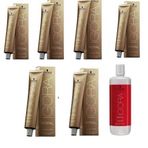 Schwarzkopf Igora Royal Absolutes 8-60 Açık Kumral Çikolata Doğal 8 Adet Saç Boyası + 1 lt Oksidan