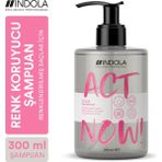 Schwarzkopf Indola ACT NOW! Renklendirilmiş Saçlar İçin Chia Tohumu Özlü Renk Koruyucu Şampuan 300ml | Vegan, Sülfatsız