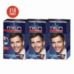 Schwarzkopf Men Perfect 70 Koyu Kahve 3'lü Erkek Saç Boyası