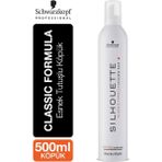 Schwarzkopf Silhouette Esnek Tutuşlu Saç Köpüğü Kadınlar İçin 500 ml Esneklik Kazandırıcı