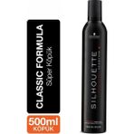 Schwarzkopf Silhouette Süper Tutucu Hacim Verici Saç Köpüğü 500ML (Siyah)