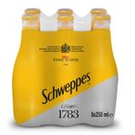 schweppes9896 Schweppes Tonik Cam Şişe 6X250 Ml