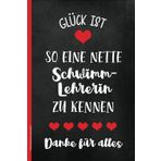Schwimmlehrerin Geschenk: Schwimmlehrer Notizbuch A5 liniert ein Danke bester Schwimm-Lehrerin liniertes Schwimm Buch für Notizen Dankeschön an Schwimmtrainerin fürs Schwimmen lernen