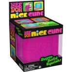 Schylling NeeDoh Nice Cube Pembe Antistres Küp Oyuncak 3+ Yaş İçin Eşsiz Dokulu Hediyelik