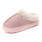 ScificWom Tüylü ev terliği, platform, Pembe., 42/43 EU 3X-Geniş