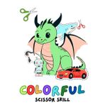 Scissor Skills Preschool Activity Book: Fun & Educational Cutting and Coloring Practice for Kids Ages 3-5 - Shapes, Fruits, Animals & More!