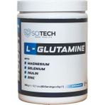 Scitech L-Glutamin 360gr 60 Servis Magnezyum Selenyum Çinko İnülin İçeren Sporcu Besini
