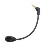 sciuU Boom mikrofon mikrofonu, Kingston HyperX Cloud Flight/Flight S oyun kulaklığı ile uyumlu, kablosuz HX-HSCF-BK, PS4 / PS4 Pro bilgisayar PC için, 3,5 mm jaklı mikrofon, esnek gürültü önleme