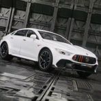 Scn Toys 1:24 Brabus Rocket 900 Diecast Model Araba Mercedes Amg Gtr Beyaz Diecast Model Araba Brabus