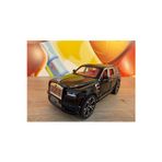Scn Toys 1:24 Çek Bırak Işıklı Ve Sesli Rolls Royce Diecast Model Araba Siyah