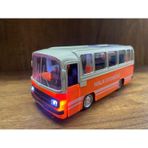Scn Toys 1/27 Ölçek Nostalji Halk Otobüsü Sesli Ve Işıklı Çekbırak Oyuncak Halk Otobüsü Turuncu