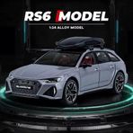 Scn Toys Audi Rs6 Araba Station Wagon 1:24 Diecast Metal Model Araba Koleksiyon Araba Açılan Kapılar Pilsiz