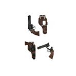 Scn Toys Kapsül Patlatan Tabanca Revolver Demir Silah 8 Kapsül Mantar Patlatan Tabanca Revolver Silah