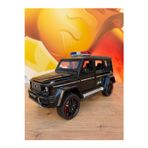 Scn Toys Mercedes G65 Diecast Model Araba G65 Polis Arabası Sesli Işıklı Açılan Bagaj Kapı Kaput Süspansiyon