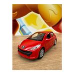 Scn Toys Peugeot 207 Diecast Model Araba Peugeot 207 Metal Oyuncak Araba Çekbırak 12Cm