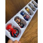 Scn Toys Thor Spiderman Ironman Kaptan Amerika Batman Superman Figür 6'Lı Süper Kahraman Figür Seti