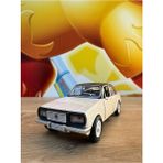 Scntoys 1973 Model Anadol Klasik Nostalji Diecast Araba Beyaz Sesli Işıklı Açılan Kapılar Havalı Korna - 13 cm
