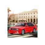 scntoys 1988 BMW M3 (E30) RED 1:24 BMW Eski Model Nostalji Diecast Araba Açılan Kapılar