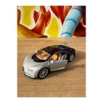 scntoys Bugatti Chiron Diecast Model Araba Gri-Lacivert Açılan Kapılar Çekbırak Bugatti Model Araba
