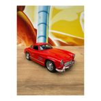 scntoys Mercedes-benz 300 Sl Kırmızı 1954 Model Klasik Araba Sesli Işıklı Mercedes Diecast Araba