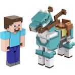 Scntoys Minecraft Aksesuarlı Figürler GTP08-HDV39 Oyuncak Orjinal Minecraft Figür ve Zırhlı At - .