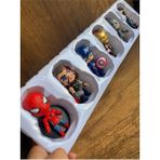 scntoys Thor Spiderman Ironman Kaptan Amerika Batman Superman Figür 6'lı Süper kahraman Figür Seti