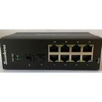 Scodeno 8 Port Bakır 8*10/100/1000 2*1000 Port Fiber Girişli 10 Port Endüstriyel Yönetilebilir Poe Switch Ons-8