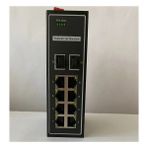 Scodeno 8 Port Bakır 8*10/100/1000 2*1000 Port Fiber Girişli 10 Port Endüstriyel Yönetilebilir Poe Switch