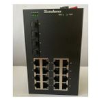 Scodeno Scodone 16 Port Bakır 16*10/100/1000 4*10G Port Fiber Girişli 20 Port Endüstriyel Yönetilebilir Poe Switch
