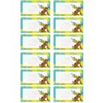 Scooby Doo Kitap Defter Okul Etiketi 48 Adet Kesimli(Ad-Soyad Istekli)