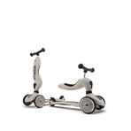 Scoot And Ride Highwaykick 1 2'si 1 Arada Açık Gri Oturaklı 3 Tekerlekli 1-5 Yaş Çocuk Scooter