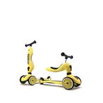 Scoot And Ride Highwaykick 1 2'si 1 Arada Oturaklı 3 Tekerlekli 1-5 Yaş Çocuk Scooter - Sarı
