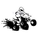 Scooter ATV Sitcker Yapıştırması
