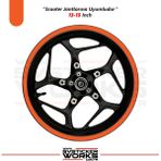 Scooter Sticker Jant Sticker Motor Motosiklet Sticker Dekor Modeli - Turuncu - SVSTICKERWORKS