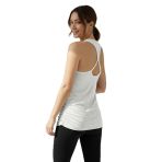 Scorp Aura Sırt Detaylı Kadın Spor Atlet Beyaz