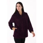 Scorp Cheer Casual Kadın Peluş Mont Mor