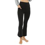 Scorp Joy Yüksek Bel İspanyol Paça Boot Cut Kadın Tayt Siyah XS
