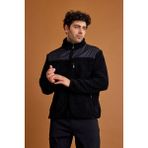 Scorp Orbit Siyah Casual Peluş Mont Erkek Regular Fit Dik Yaka Kalın Kapatma Tipi Fermuarlı